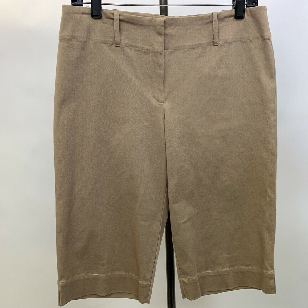 Sunny Leigh Women's Size 8 Khaki Light Brown Shorts Pants NWOT